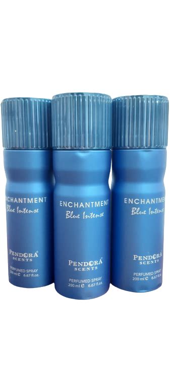 Paris Corner Enchantment Blue Intense Deodorant Spray 200ml (Pack of 3 ...
