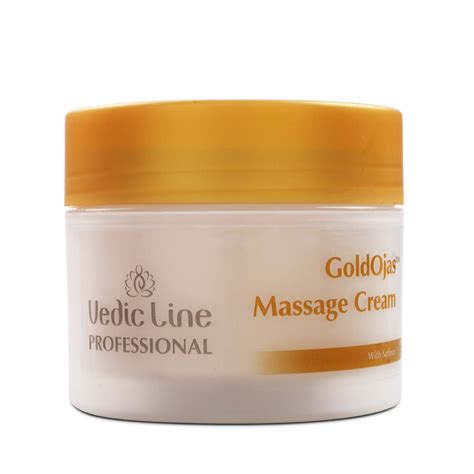 Vedicline Gold Ojas Massage Cream, Reduce Signs of Ageing & Improves Elasticity with Almond Oil ...