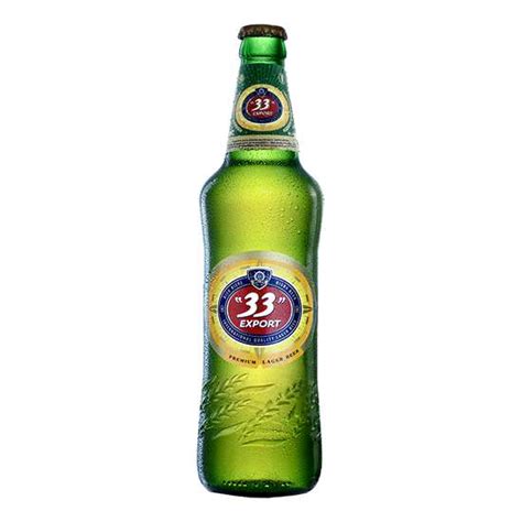 “33” Export Premium Lager Beer, 60cl Bottle | Weshayo.com
