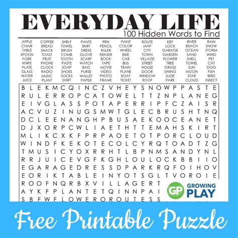 State Capitals Word Search: FREE Printable - Growing Play