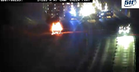 UPDATE: All lanes reopen after vehicle fire on I-285 NB near Camp Creek ...