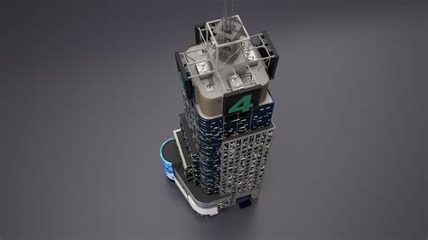 Conde Nast Building with Night Lights 3D | 3D Molier International