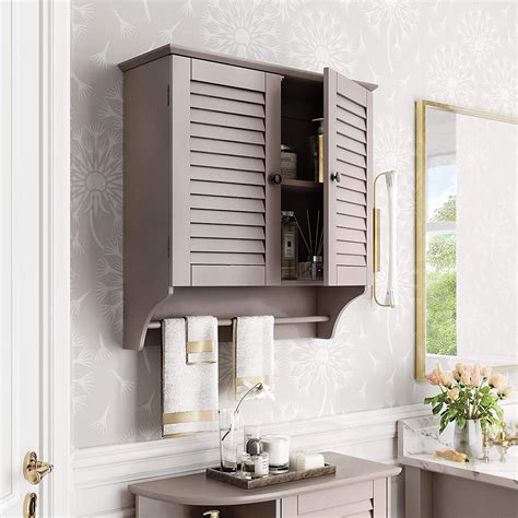 Buy RiverRidge Ellsworth Two-Door Wall Cabinet, Taupe Online at Lowest ...