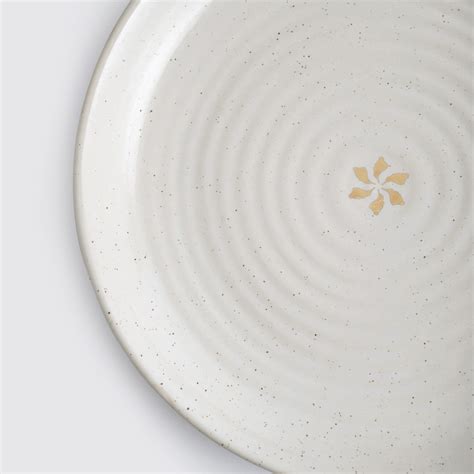 Ganga Dinner Set of 4 Ivory with Old Rose – Pacco Store