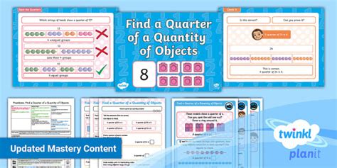 👉 Y1 Fractions PlanIt Maths Lesson 7 (teacher made)