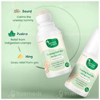 Mother Sparsh Tummy Roll On Hing And Saunf Oil 40 Ml - Uses, Side ...