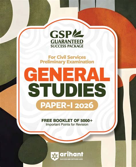 Buy GSP UPSC IAS Pre Exam 2026 English Medium – arihantbooks