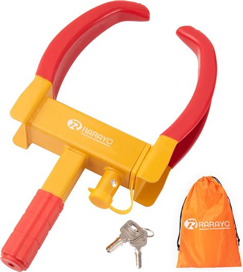 Amazon.com: 4 Pack Wheel Lock Universal Heavy Duty Security Trailer Wheel Locks Tire Anti Theft ...