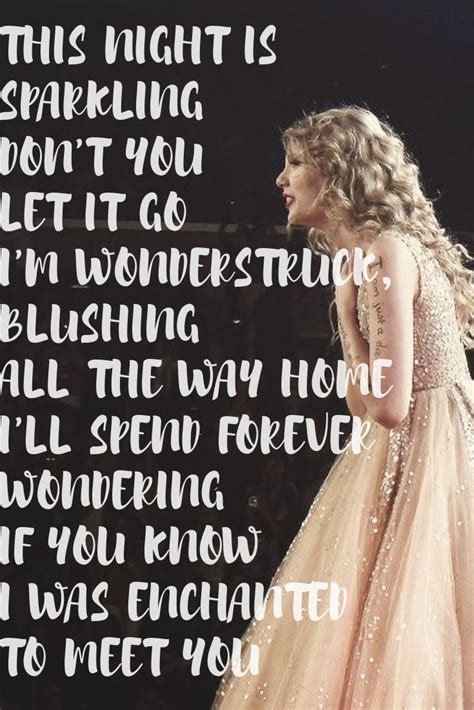 Enchanted_Taylor Swift_Follow For More:) | Taylor swift lyrics, Taylor ...