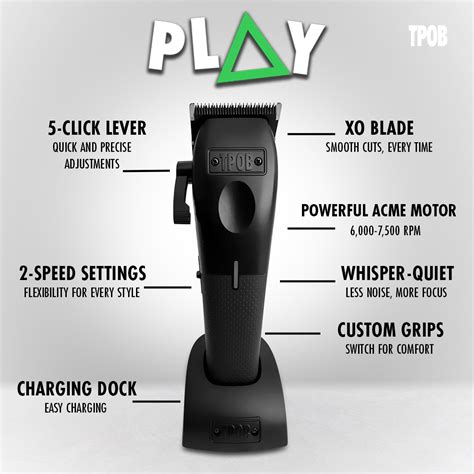PLAY Clipper (Black & White) – TPOB USA