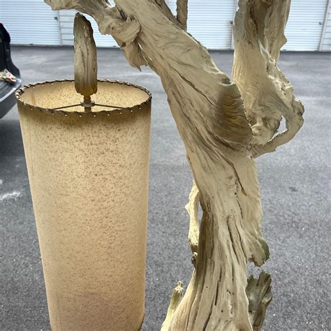 Pair of Mid-Century Modern Sculptural Driftwood Floor Lamps For Sale at ...