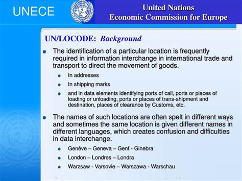 UN/LOCODE Explained 的图像结果