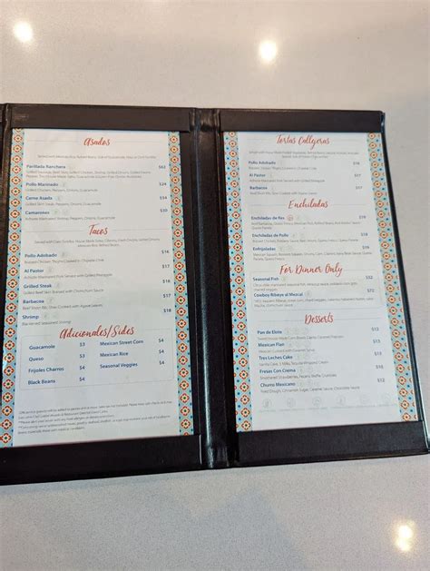 Riverwalk Cantina Menu - Updated November 2025