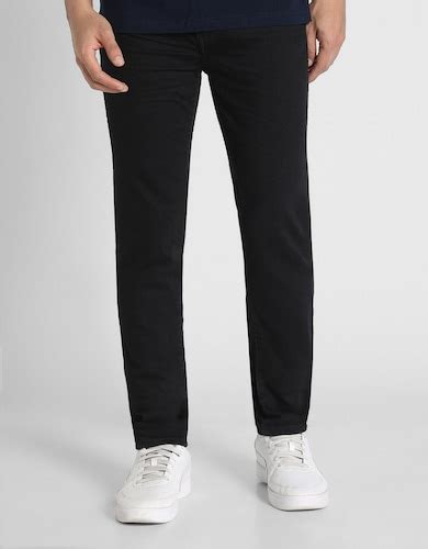Buy American Eagle Men Black AirFlex+ Skinny Jean Online - 39829816