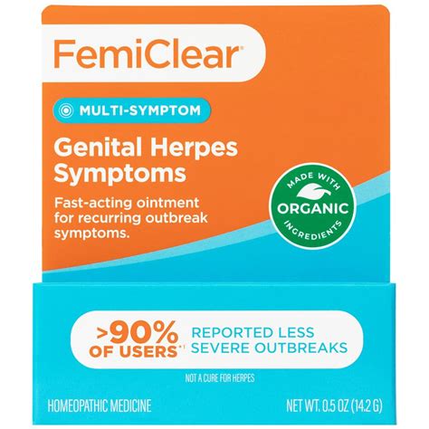 FemiClear Genital Herpes Multi-Symptom Ointment | Walgreens