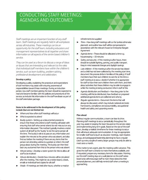 Meeting Agenda Sample 的图像结果