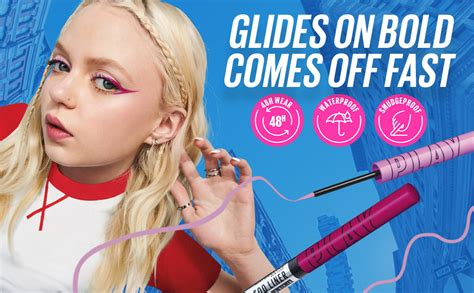 Buy Maybelline New York Tattoo Play Pink Liquid Eyeliner - Punch, Upto ...