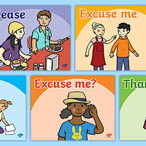 Good Manners Poster | Classroom Management
