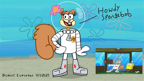 Sandy Cheeks (From Spongebob SquarePants) by DanielTheDrawningGuy on ...