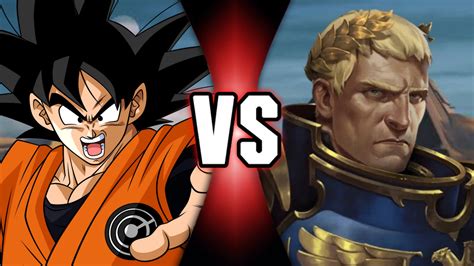 Capsule Corp Goku vs Roboute Guilliman (Dragon Ball Heroes vs Warhammer ...