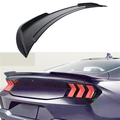 Fits 2024-2025 Ford Mustang S650 Rear Trunk Lip Spoiler Wing Decklid S | SuperAutoUSA