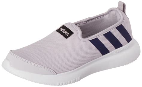 Buy Adidas Women Synthetic BreezeWalk W Walking Shoes Silver UK-8 at ...