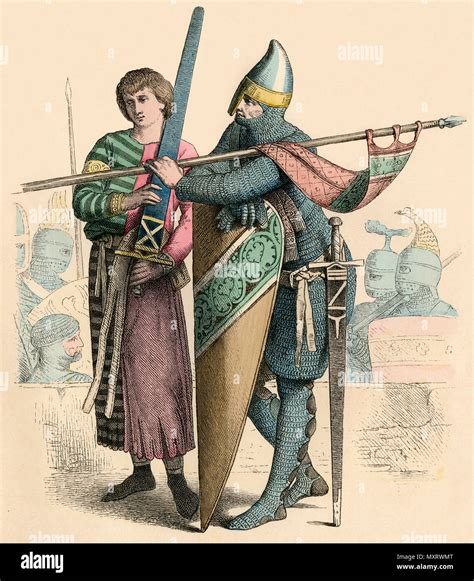 Medieval shield sword knight hi-res stock photography and images - Alamy