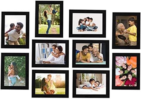 Amazon Brand - Solimo Collage Photo Frames (Set of 11, Wall Hanging ...