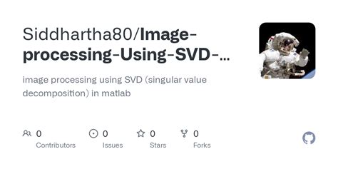 SVD MATLAB Code For 的图像结果