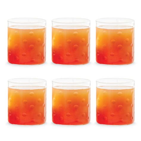 Buy Borosil Vision Glasses Polka Set, 305ml, Set of 6 Online at Low ...