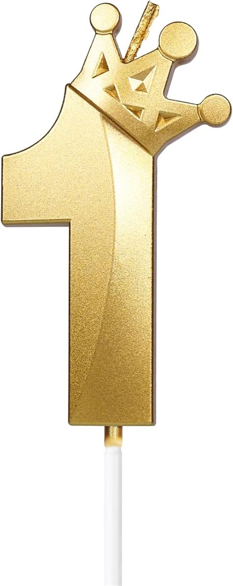 Yiran Pink Crown Number 4 Birthday Candle - Perfect for India | Ubuy