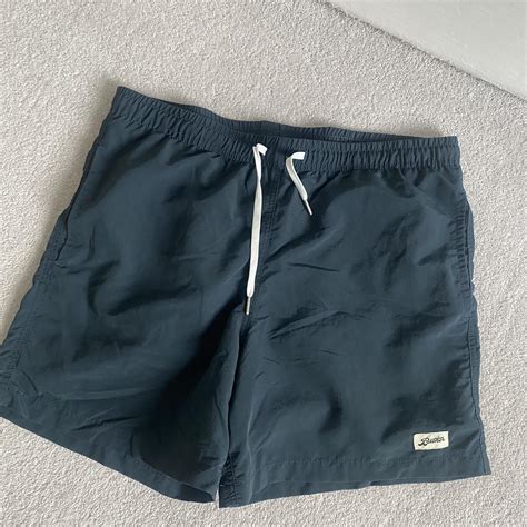 Men’s Bather Swim Trunks Size M Dark Blue - Depop