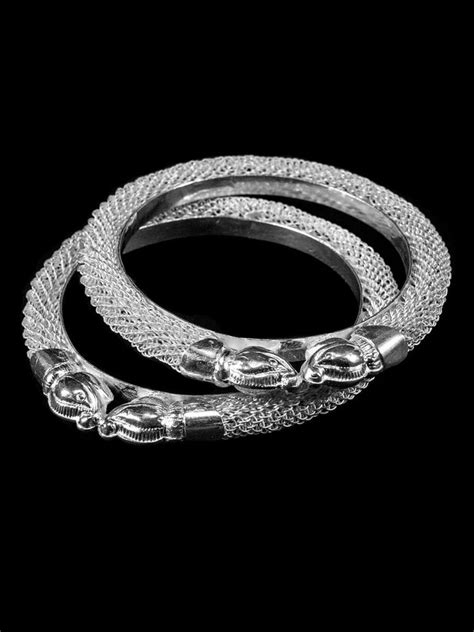 Silver Kangans and Kada for women | Cuttack Jewellery by Silver Lining ...