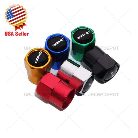 Buy Hex Mercedes AMG Emblem Car Suv Wheels Tire Air Valve Caps Stem ...