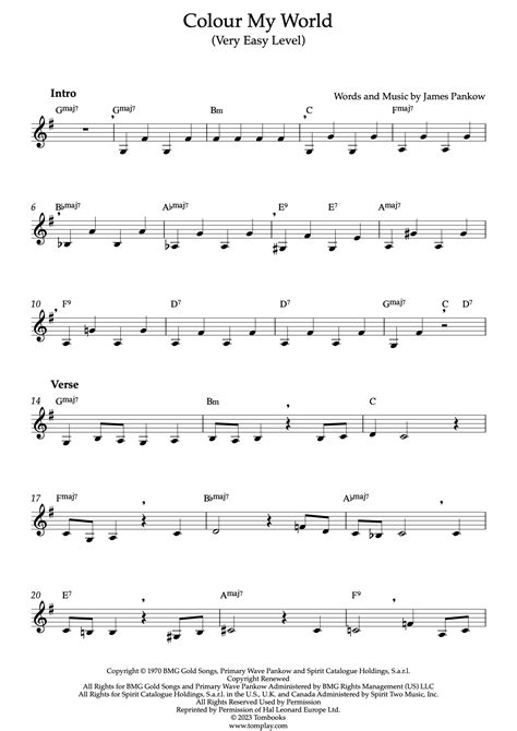 Image result for Guitar Tutorial Color My World