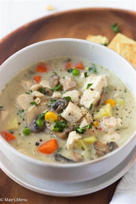 Turkey Pot Pie Soup - Mae's Menu