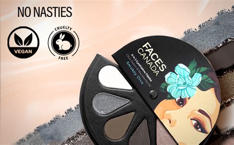 Buy FACESCANADA 6 in 1 Eyeshadow Palette - Hopeless Romantic 01, 6g ...