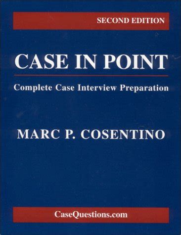 Buy Case in Point: Complete Case Interview Preparation Book Online at ...