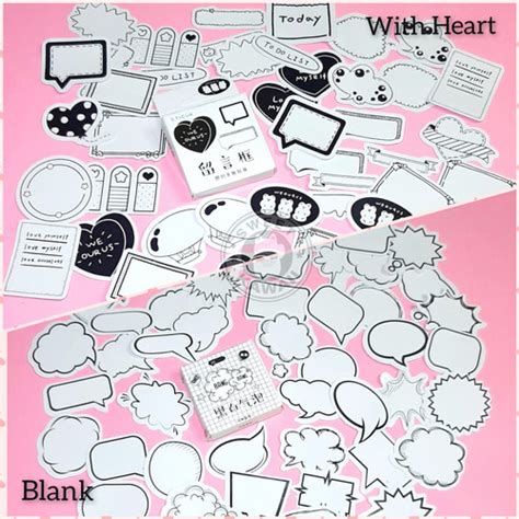Jual Stiker Desain Bubble Hitam Putih - With Heart - Kota Makassar ...
