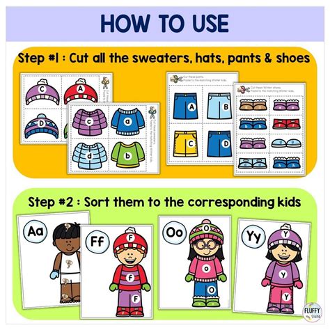 Image result for Fluffy Tots Spring Letter Sorting