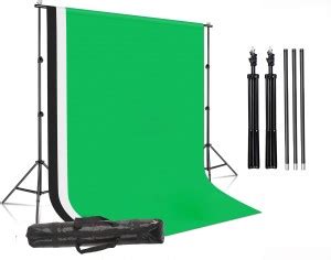 TURBOMAX TRI Photography Background Support Backdrop Stand Kit with 3 ...