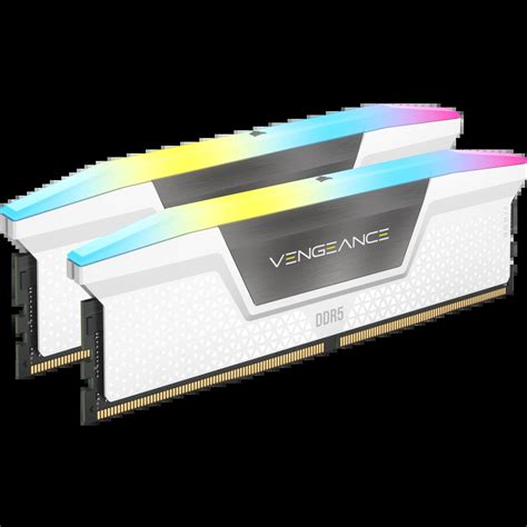 VENGEANCE RGB 32GB (2x16GB) DDR5 DRAM 6000MT/s CL36 Memory Kit - White ...