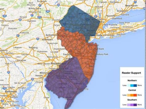 NJ.Com came out this map about 9 years ago based on user feedback. How ...