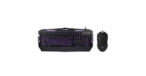 Cosmic Byte Dark Matter Gaming Keyboard and Mouse Combo, 3 Color LED ...