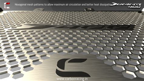 Aluminum Radiator Guard for Dominar 400 (All Years) – CARBON RACING