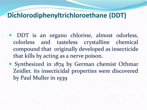 Structure, application and uses ddt, saccharin, bhc and chloramine copy | PPTX