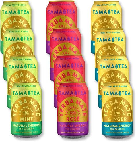 Amazon.com: Sparkling Yerba Mate Variety Pack by Tama Tea - Unsweetened ...