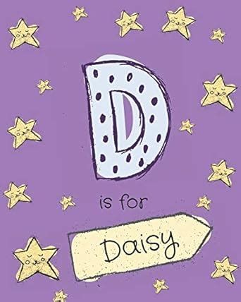 Buy D is for Daisy: Girls journal notebook with cartoon night stars ...
