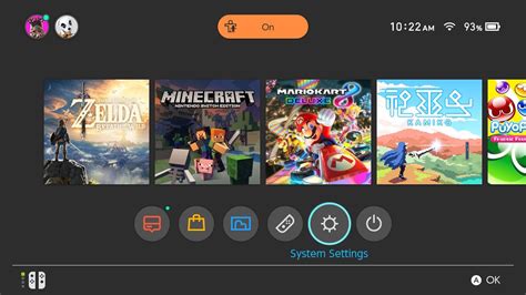 Image result for Nintendo Switch User Settings
