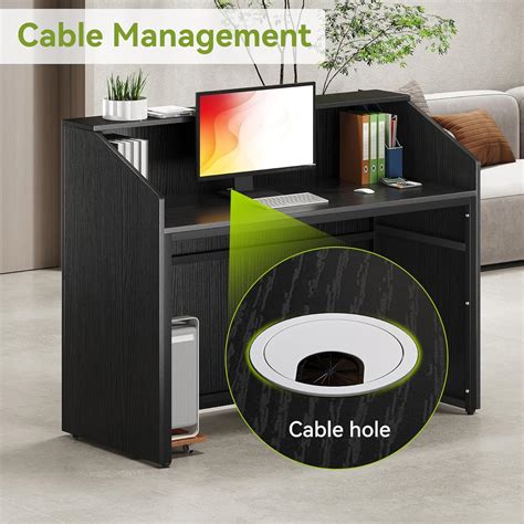 LITTLE TREE 47-Inch Reception Desk with Counter, India | Ubuy